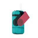 Juicy Drink Box in red colour with straw open - Bundled Gifts