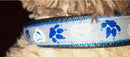 Reflective paw/heart dog collar pet accessories-1