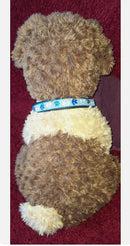 Reflective paw/heart dog collar pet accessories-0